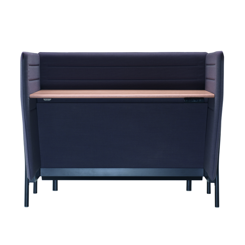 Fabric Covered Panel Desk M | Alias Eleven | Italianfurniture.com