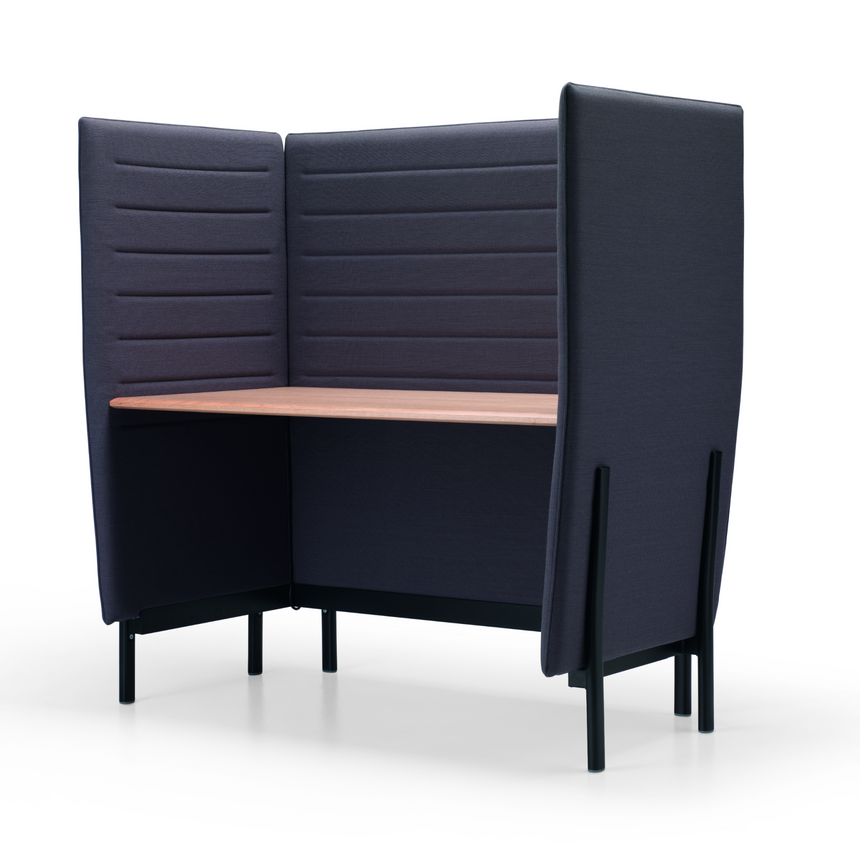 Fabric Covered Panel Desk M | Alias Eleven | Italianfurniture.com