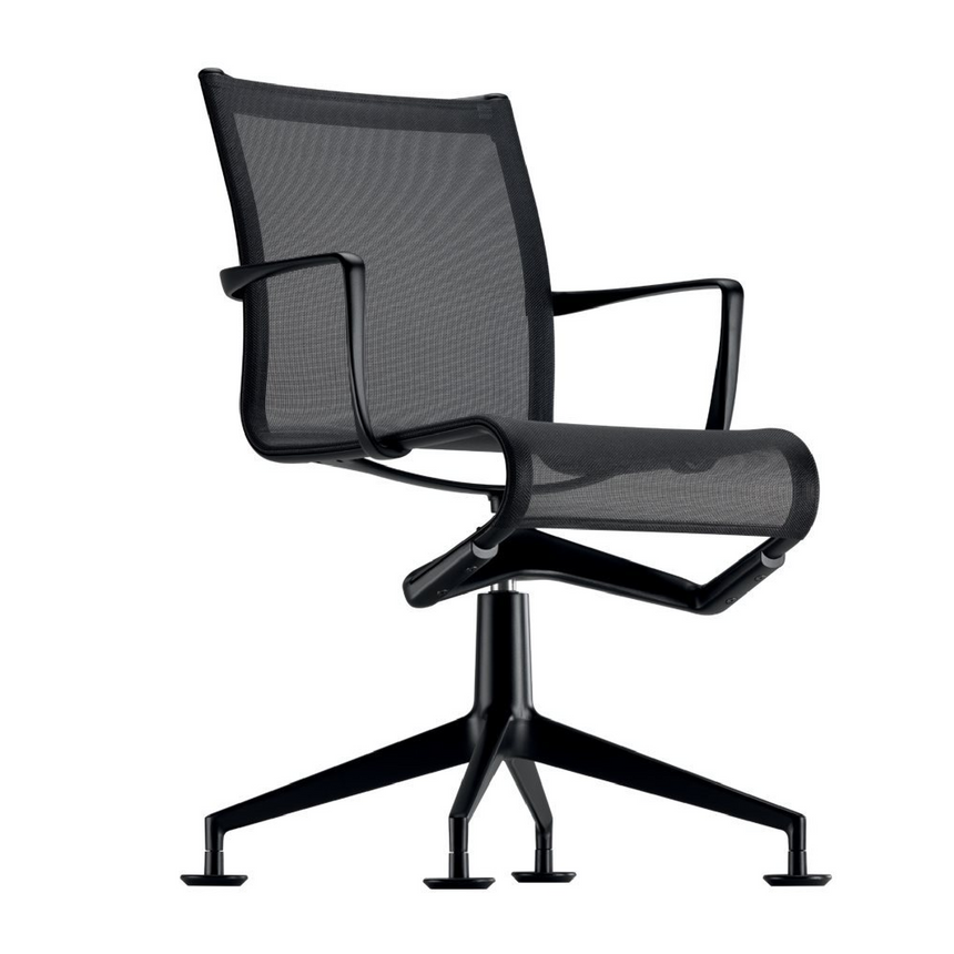 Mesh Swivel Conference Armchair | Alias Meetingframe | Italianfurniture.com