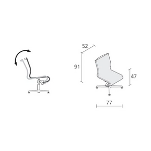 Mesh Swivel Conference Chair | Alias Meetingframe | Italianfurniture.com