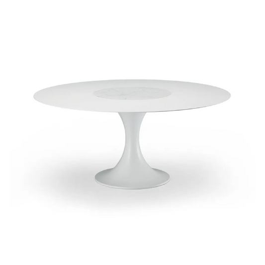 Lacquered Round Table Ø160 | Alias Manzù  | Italianfurniture.com