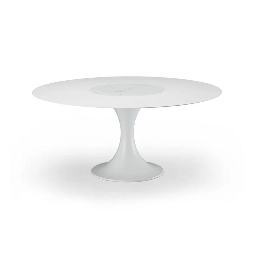 Lacquered Round Table Ø160 | Alias Manzù  | Italianfurniture.com