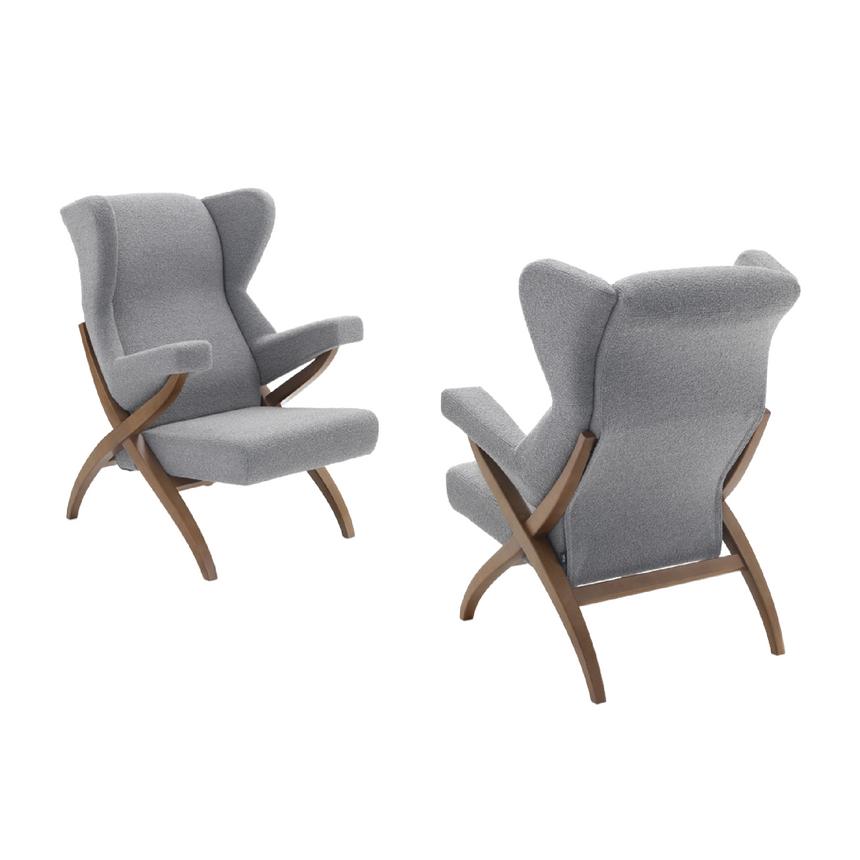 Modern Wingback Lounge Chair | Arflex Fiorenza | Italianfurniture.com