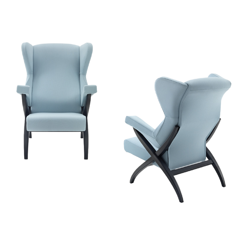 Modern Wingback Lounge Chair | Arflex Fiorenza | Italianfurniture.com