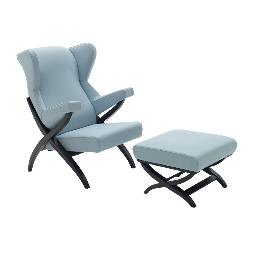 Modern Wingback Lounge Chair | Arflex Fiorenza | Italianfurniture.com