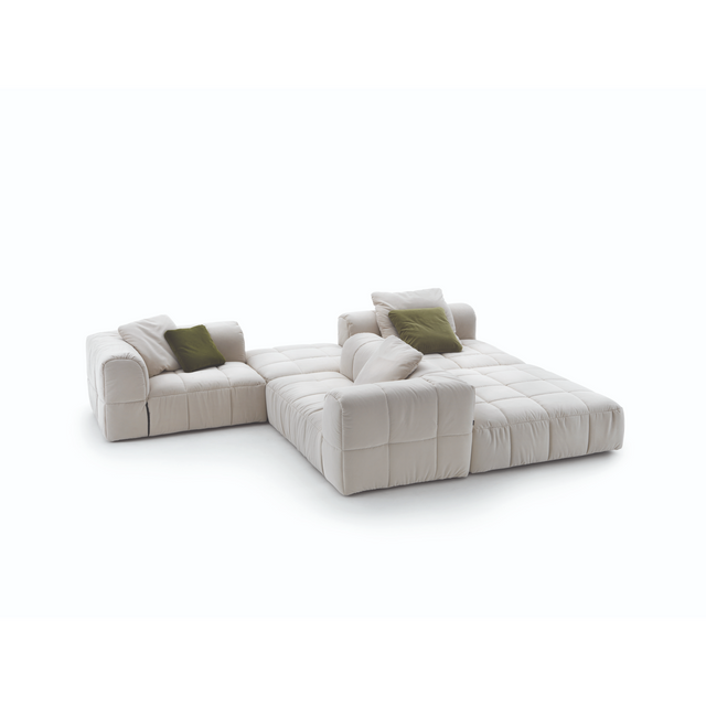 Square Stitched Modular Sofa | Arflex Strips | Italianfurniture.com