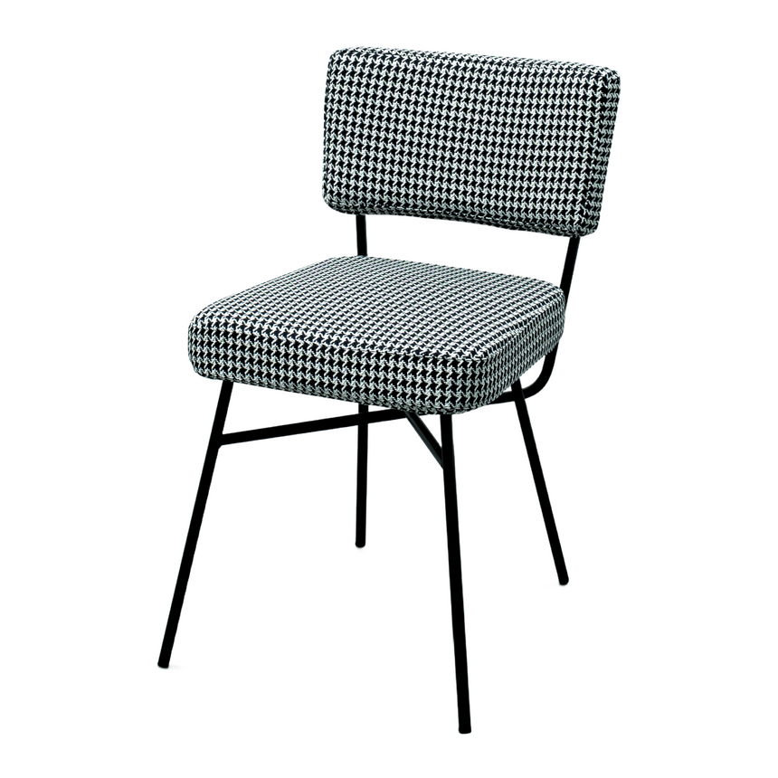 Classic Padded Dining Chair | Arflex Elettra | Italianfurniture.com