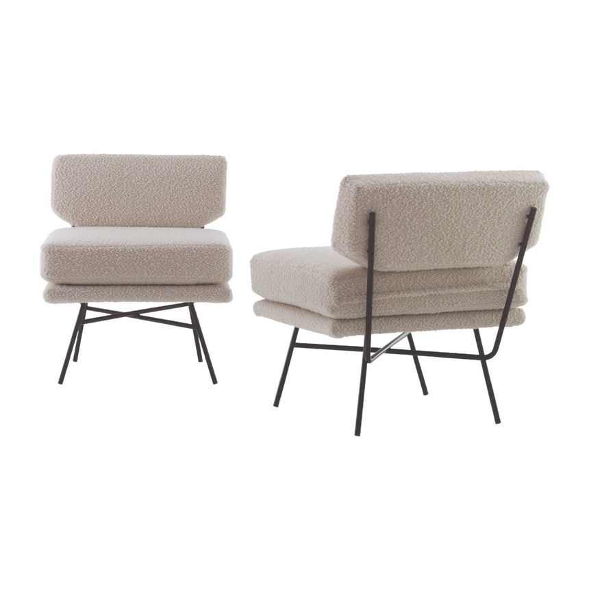 Double-Padded Modern Lounge Chair | Arflex Elettra | Italianfurniture.com