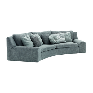 Fabric Upholstered Curved Sofa | Arflex Ben Ben | Italianfurniture.com