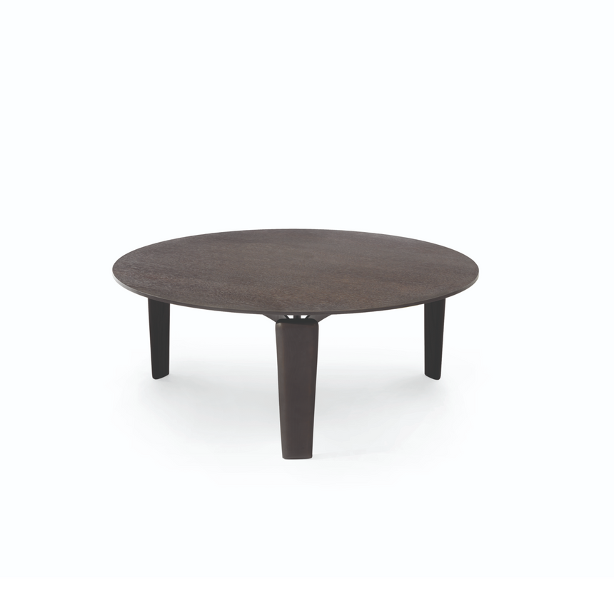 Wooden Round Low Coffee Table | Arflex Tablet | Italianfurniture.com