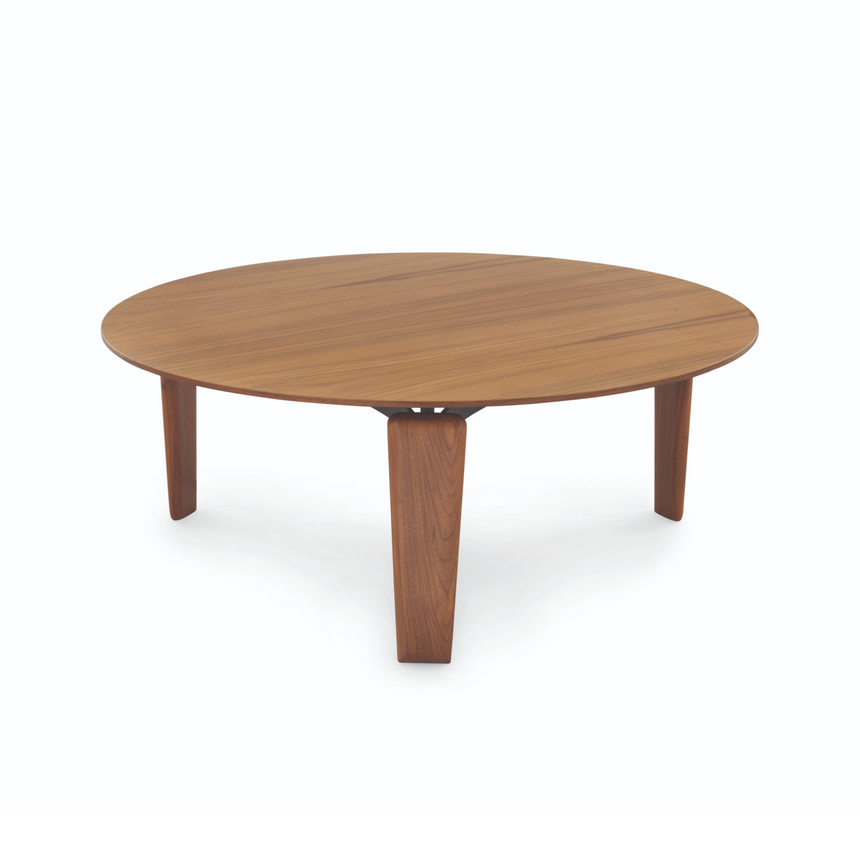 Wooden Round Low Coffee Table | Arflex Tablet | Italianfurniture.com