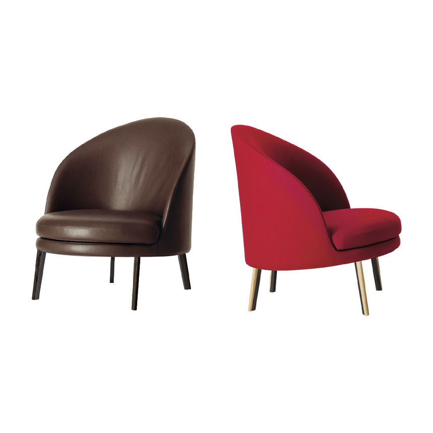 Curved Lounge Chair | Arflex Jules | Italianfurniture.com