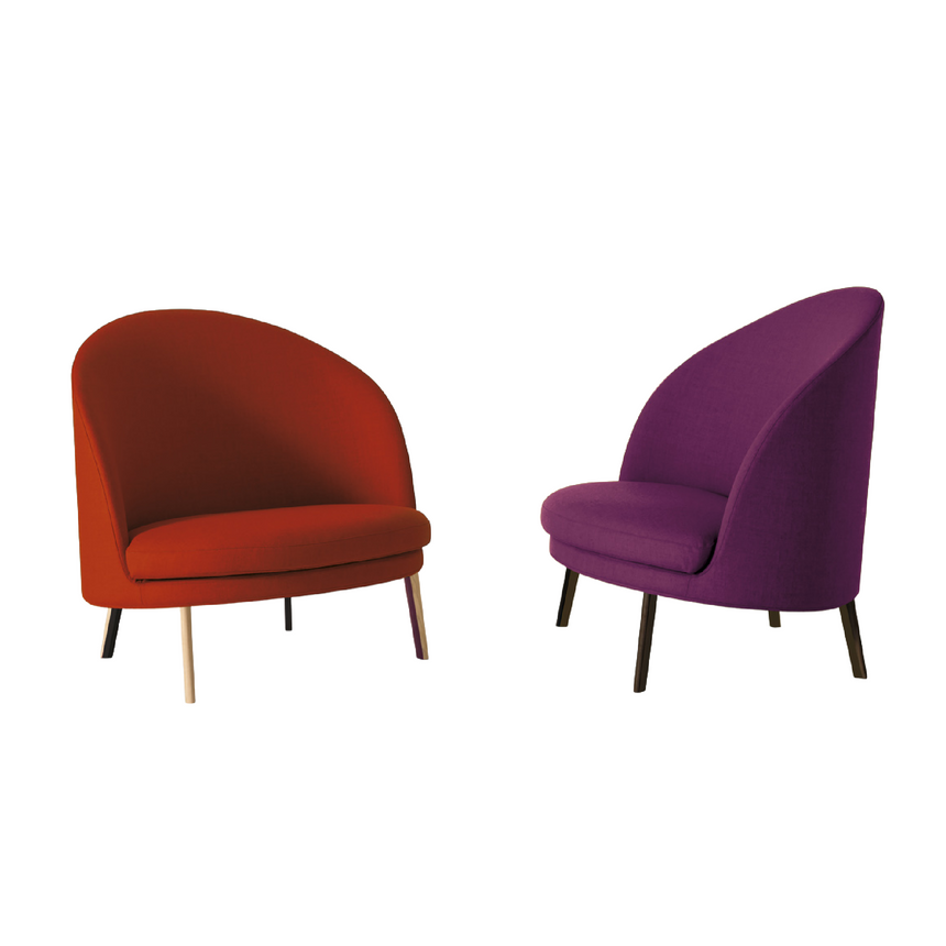 Curved Lounge Chair | Arflex Jules | Italianfurniture.com