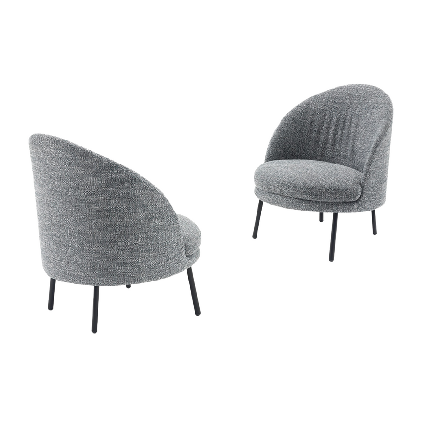 Curved Lounge Chair | Arflex Jules | Italianfurniture.com