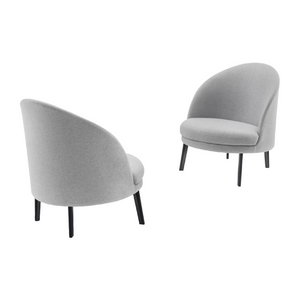 Curved Round Lounge Chair | Arflex Jim | Italianfurniture.com