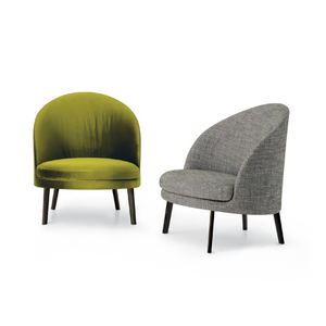 Fabric Curved Lounge Armchair | Arflex Jim | Italianfurniture.com