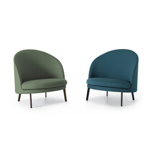 Fabric Curved Lounge Armchair | Arflex Jim | Italianfurniture.com