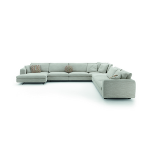 Minimalist Fabric Modular Sofa | Arflex Leenus | Italianfurniture.com