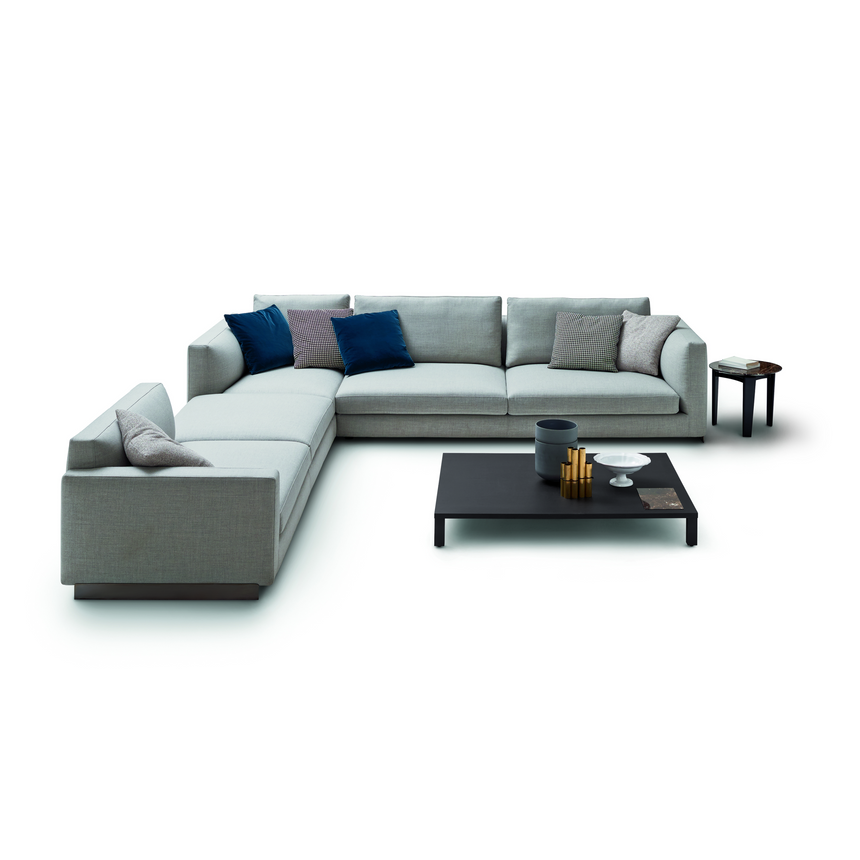 Neutral Toned High Armrest Sofa | Arflex Rendez-Vous | Italianfurniture.com