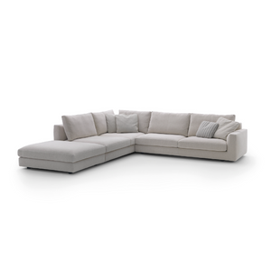 Neutral Toned High Armrest Sofa | Arflex Rendez-Vous | Italianfurniture.com