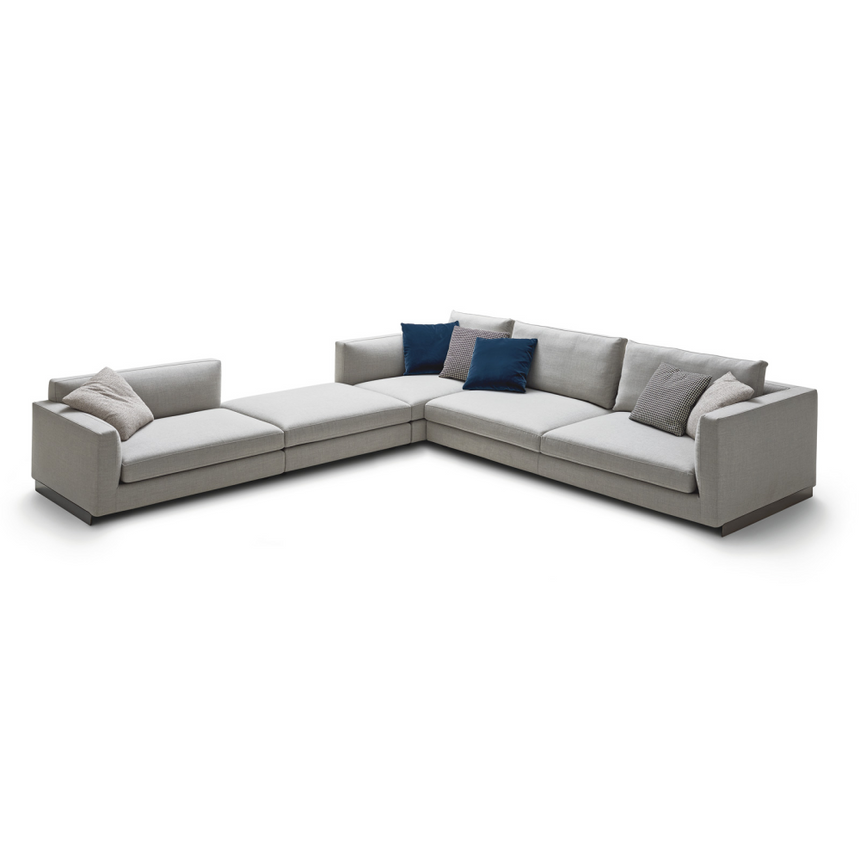 Neutral Toned Corner Sofa | Arflex Rendez-Vous | Italianfurniture.com