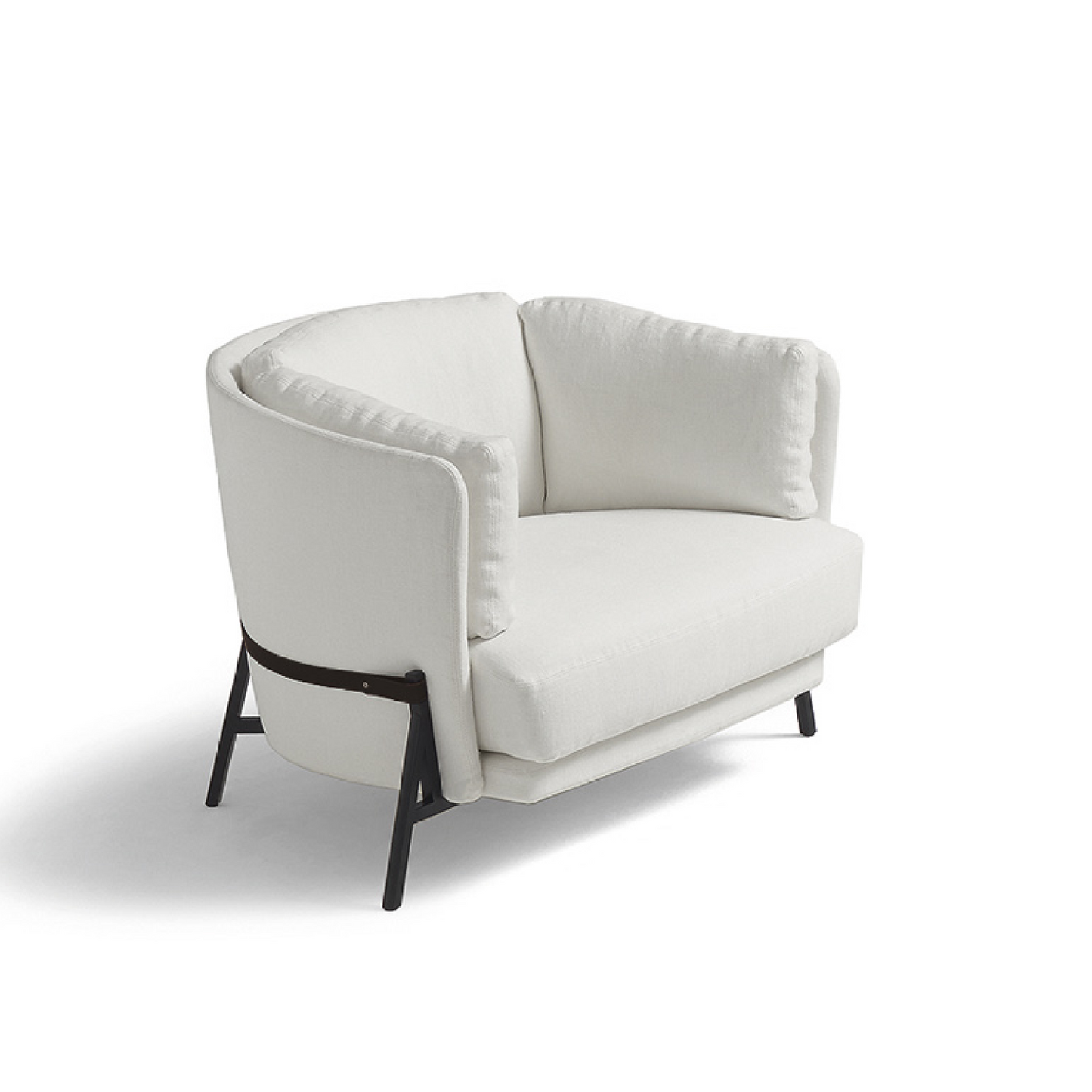 Curved Lounge Armchair | Arflex Cradle | Italianfurniture.com