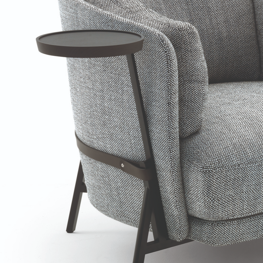 Curved Lounge Armchair | Arflex Cradle