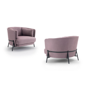 Curved Lounge Armchair | Arflex Cradle | Italianfurniture.com