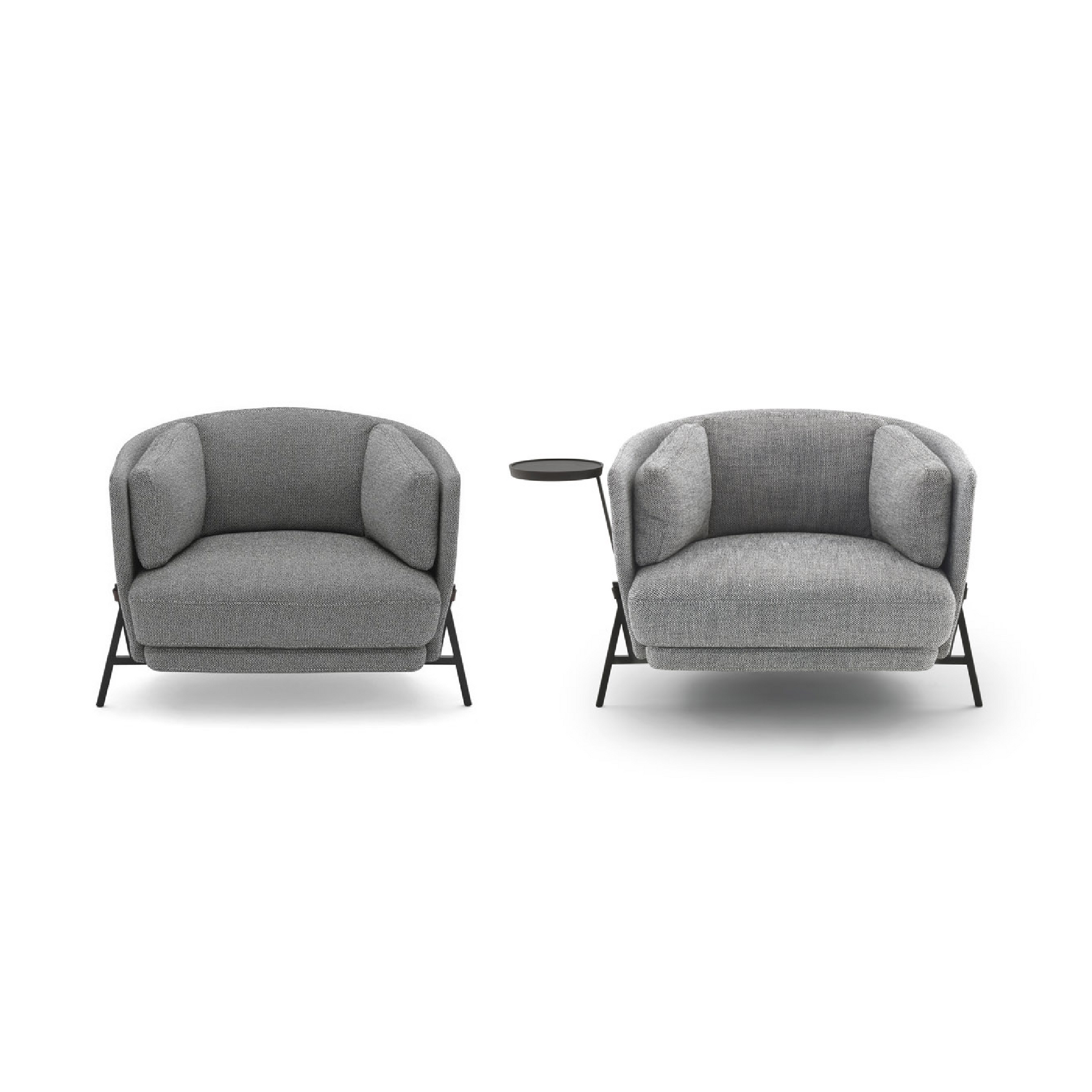 Curved Lounge Armchair | Arflex Cradle | Italianfurniture.com