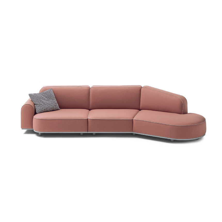 Geometric Upholstered Modular Sofa | Arflex Arcolor