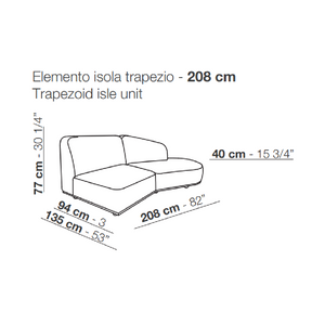 Organic Shaped Modular Sofa | Arflex Arcolor | Italianfurniture.com