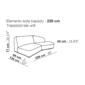 Organic Shaped Modular Sofa | Arflex Arcolor | Italianfurniture.com