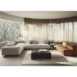 Geometrical Fabric Modular Sofa | Arflex Tokio | Italianfurniture.com