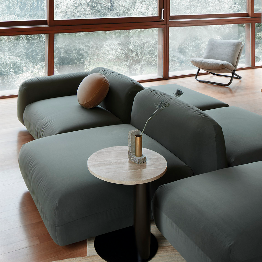 Geometrical Fabric Modular Sofa | Arflex Tokio | Italianfurniture.com