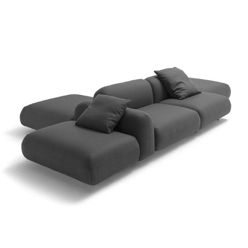 Geometrical Fabric Modular Sofa | Arflex Tokio | Italianfurniture.com