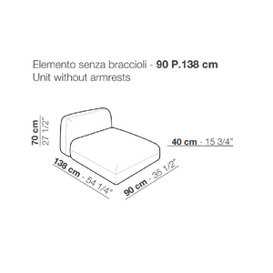 Modular Fabric Sofa | Arflex Tokio | Italianfurniture.com