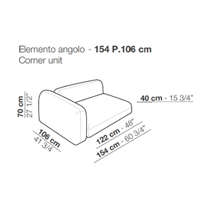 Geometrical Fabric Modular Sofa | Arflex Tokio | Italianfurniture.com