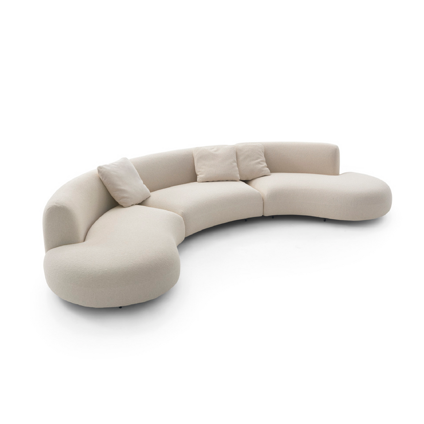 Curved Fabric Sofa | Arflex Tokio | Italianfurniture.com