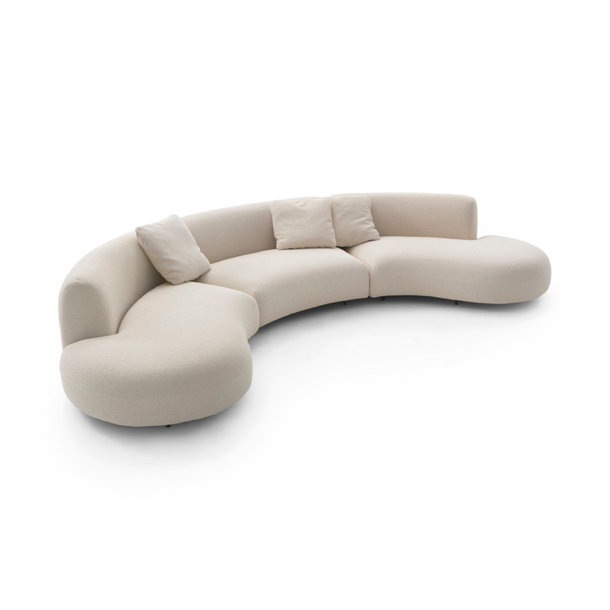 Curved Fabric Sofa | Arflex Tokio | Italianfurniture.com