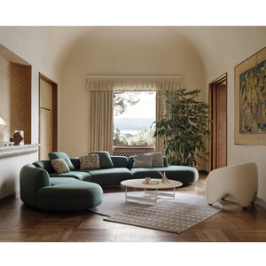 Curved Fabric Sofa | Arflex Tokio | Italianfurniture.com