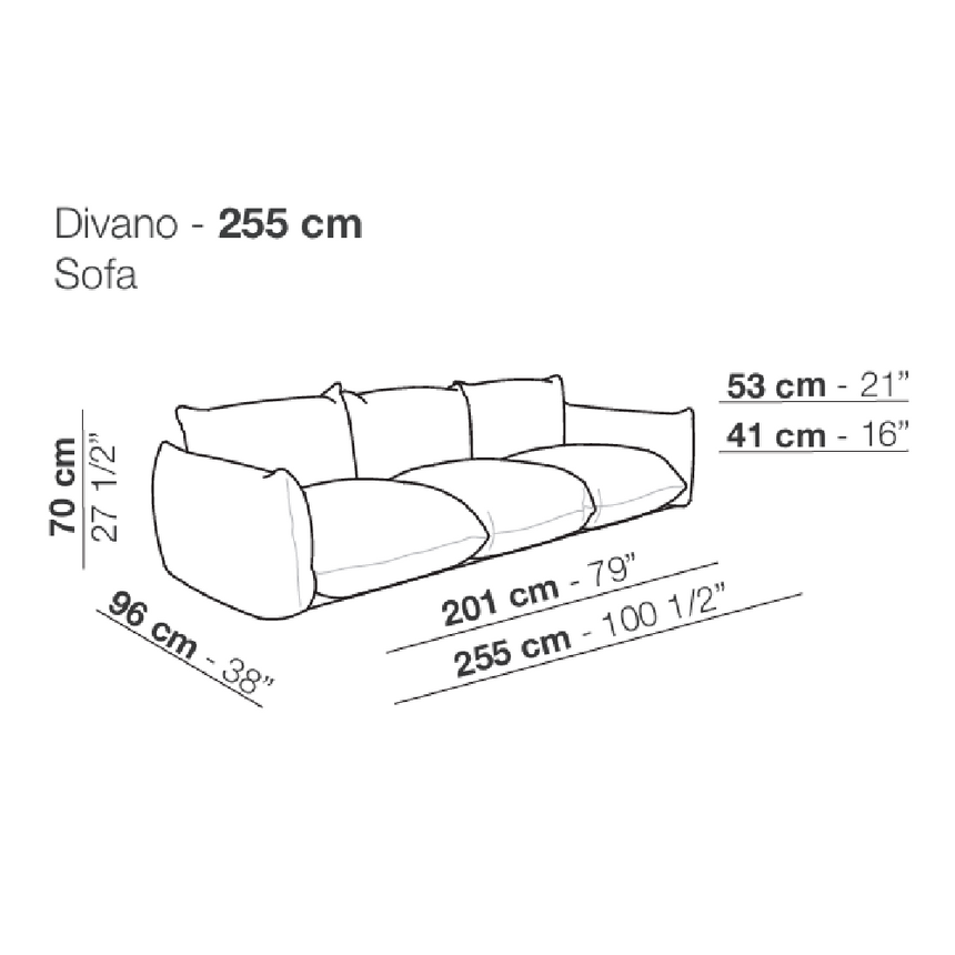 Plush Pillow-Style Sofa | Arflex Marenco