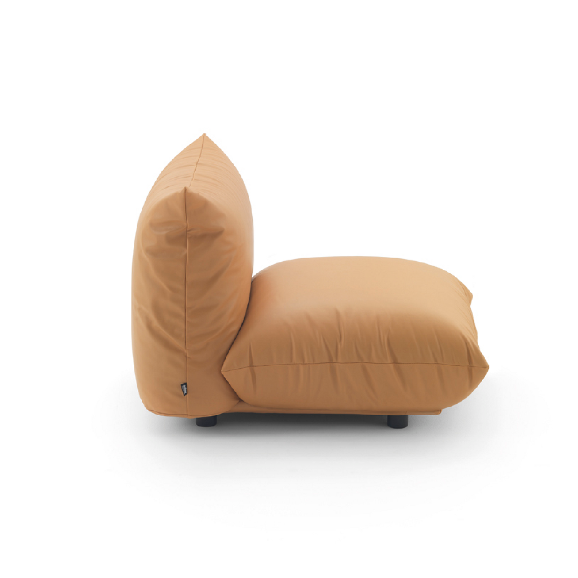 Plush Pillow-Style Armless Lounge Chair | Arflex Marenco | Italianfurniture.com