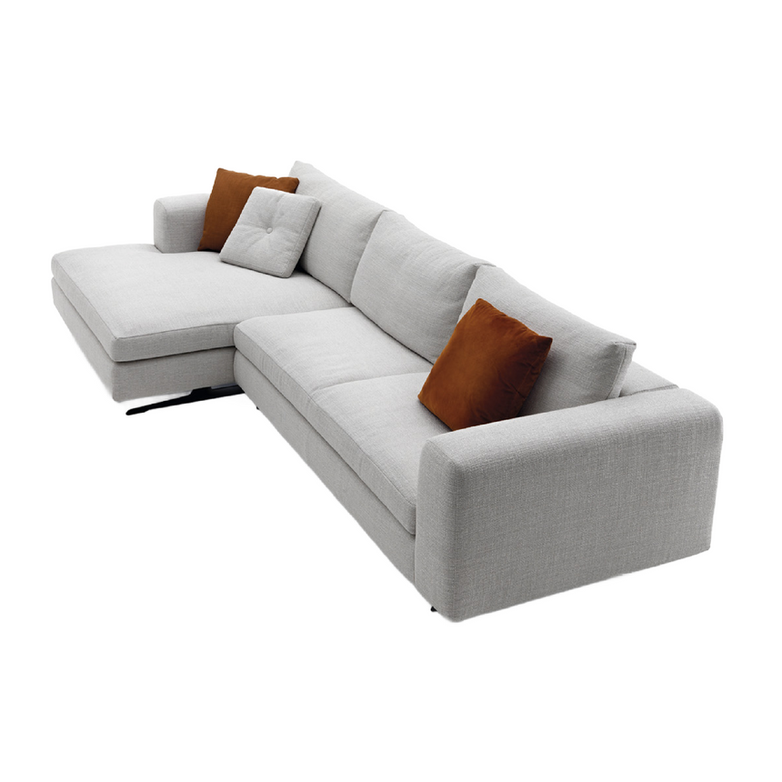 Single Armrest Minimalist Sofa | Arflex Leenus