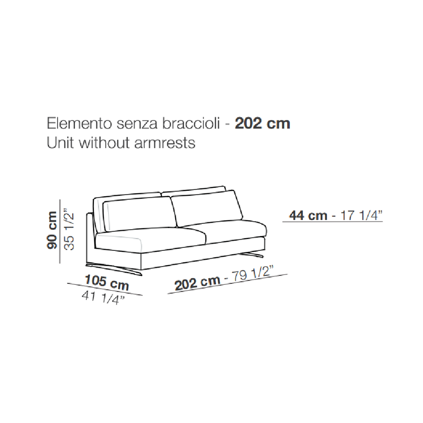 Contemporary Italian Design Modular Sofa | Arflex Leenus