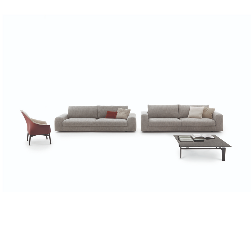 Plain Colored Contemporary Sofa | Arflex Low Land | Italianfurniture.com