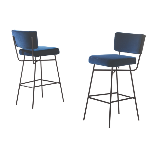 Upholstered Classic Bar Stool | Arflex Orfeo | Italianfurniture.com