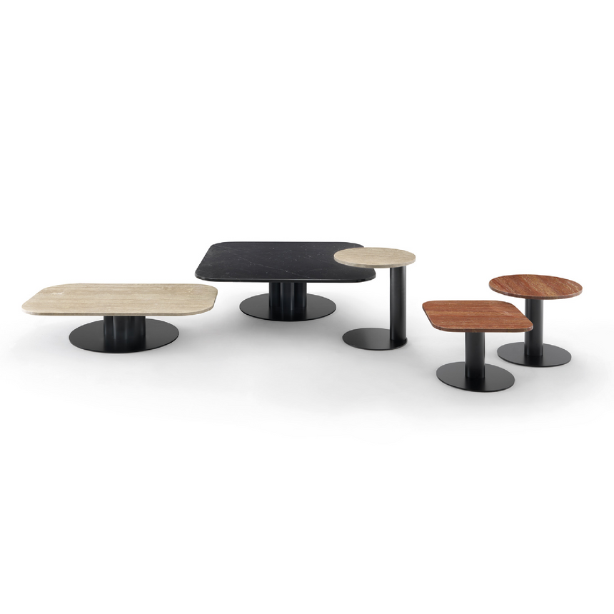 Minimalist Round Coffee Table | Arflex Goya | Italianfurniture.com