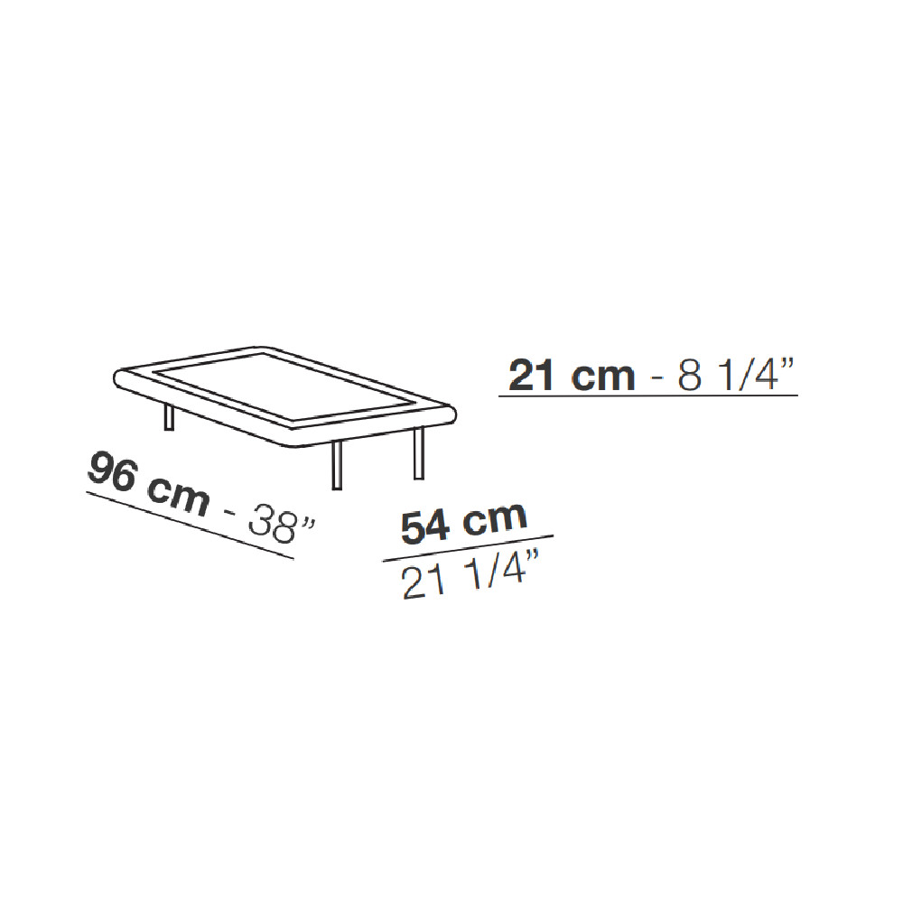 Attached Sofa Table | Arflex Bel Air