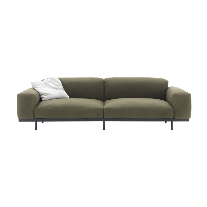 Wood-Frame Upholstered Sofa | Arflex Naviglio