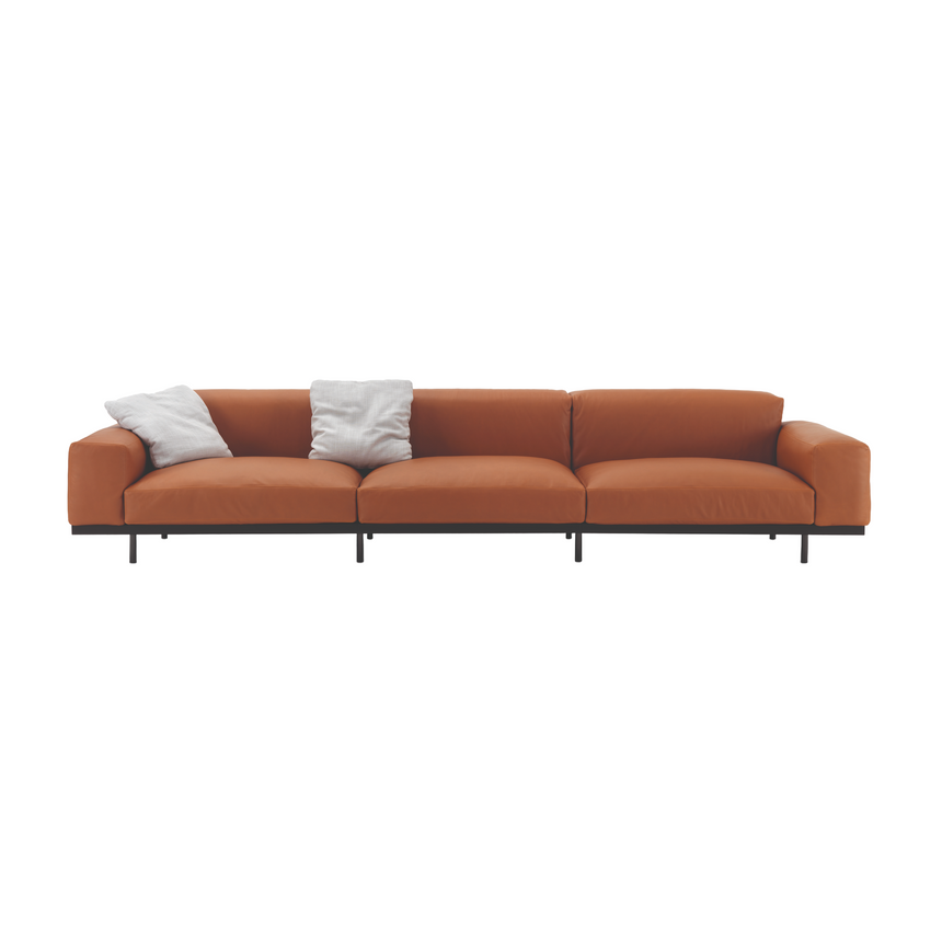 Wood-Frame Upholstered Sofa | Arflex Naviglio